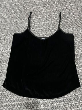 Old Navy | Black Velvet Camisole Tank
